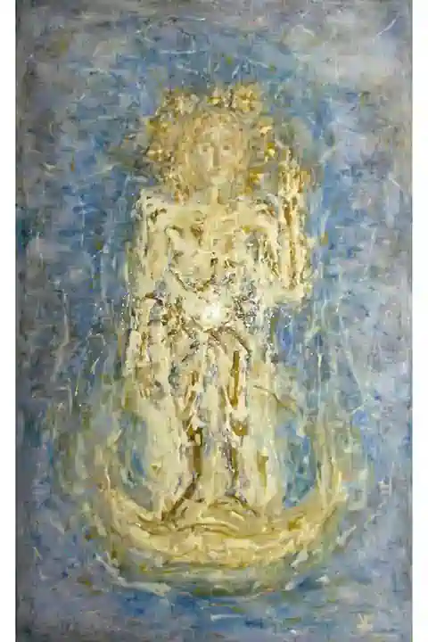 Painting of the Virgin Mary from the Revelation of John