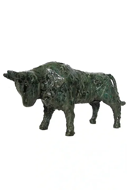 Handmade sculpture of the Cretan bull, Minoan civilization, Greek mythology