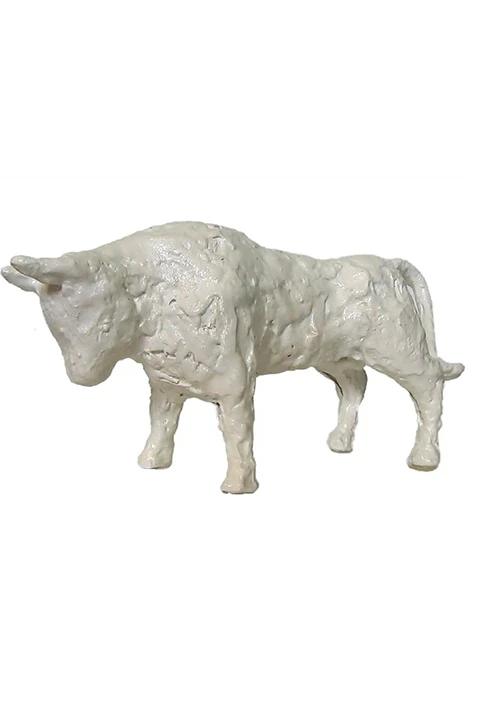 Handmade sculpture of the Cretan bull, Minoan civilization, Greek mythology