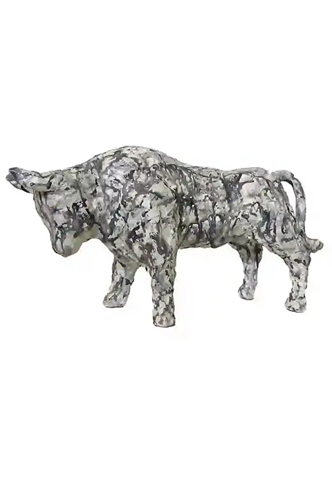 Handmade sculpture of the Cretan bull, Minoan civilization, Greek mythology