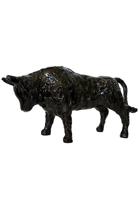 Handmade sculpture of the Cretan bull, Minoan civilization, Greek mythology