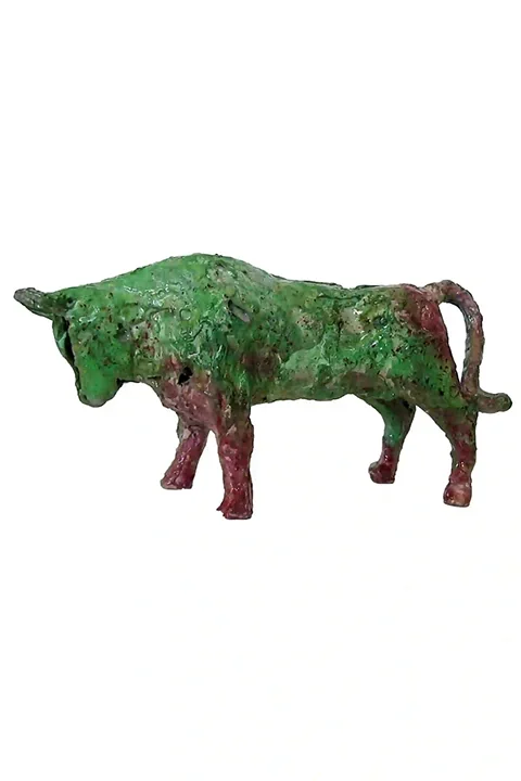 Handmade sculpture of the Cretan bull, Minoan civilization, Greek mythology