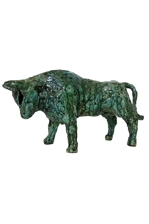 Handmade sculpture of the Cretan bull, Minoan civilization, Greek mythology
