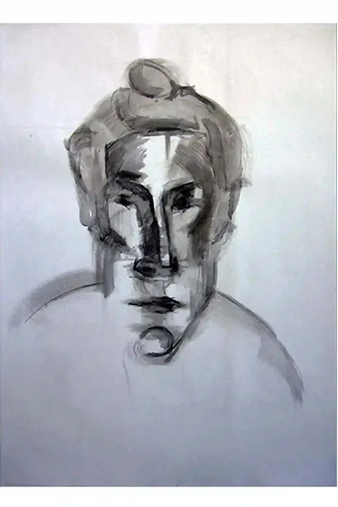 Painting, black and white