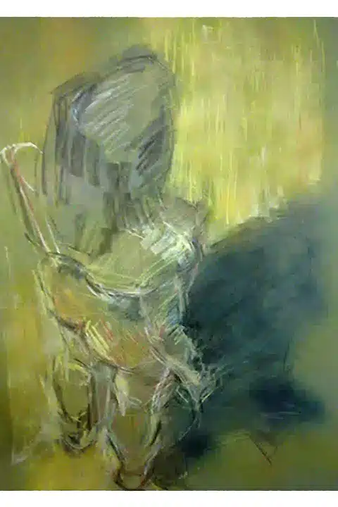 Painting, female nude