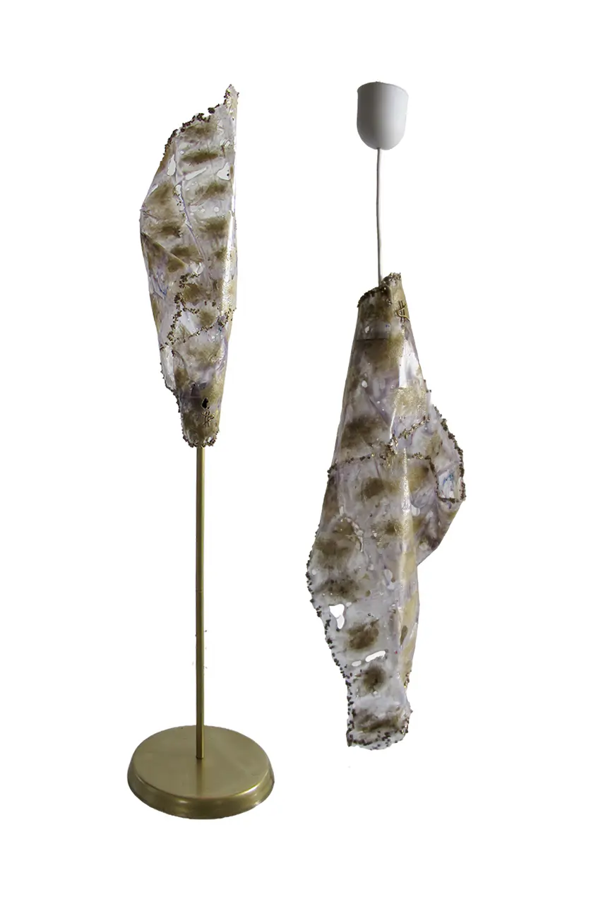 Handmade lamp, unique custom design