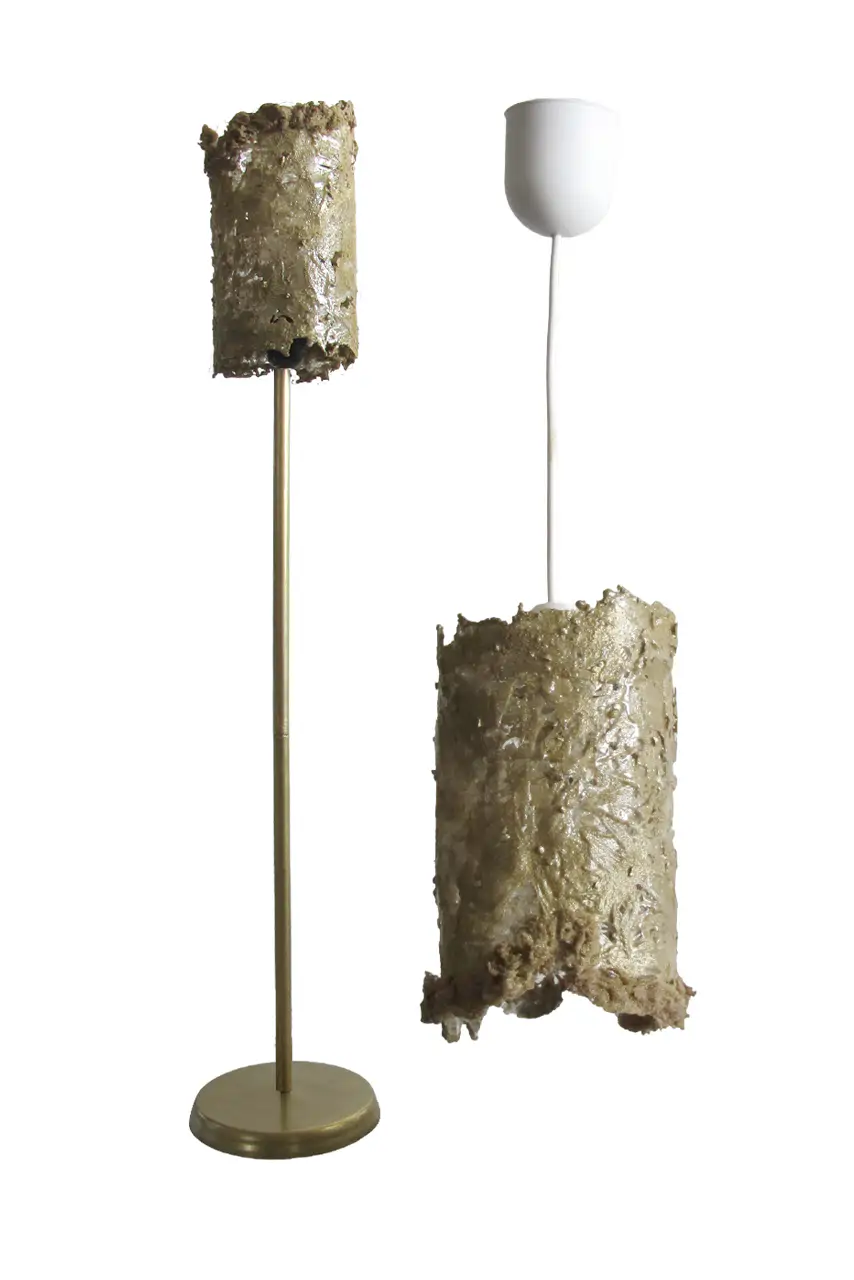 Handmade lamp, unique custom design