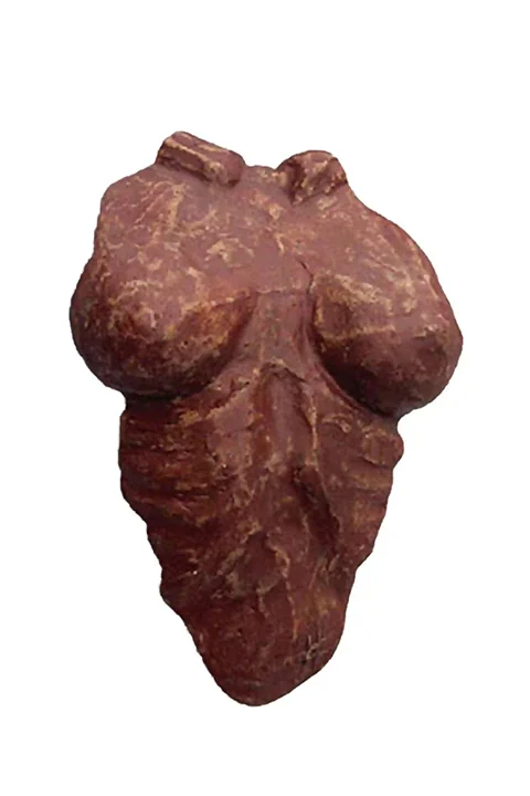 Wall Sculpture female bust, mixed media, modern art.