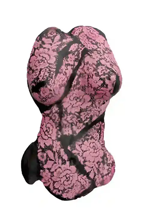 Wall Sculpture female bust of Goddess Aphrodite, life-size, mixed media, modern art.