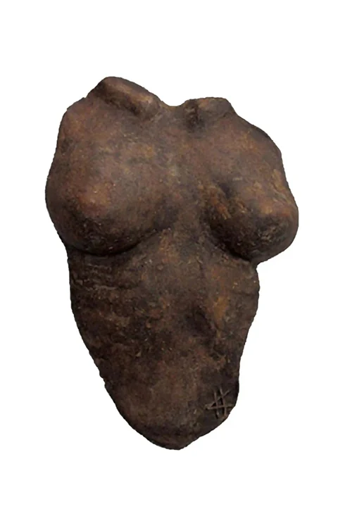 Wall Sculpture female bust, mixed media, modern art.